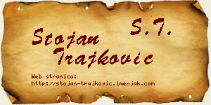 Stojan Trajković vizit kartica